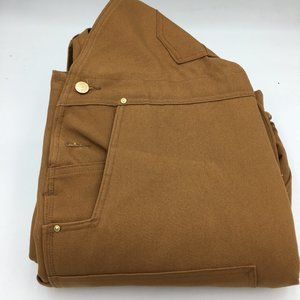 Carhartt Men's Loose Fit Firm Duck Insulated Bib Overall